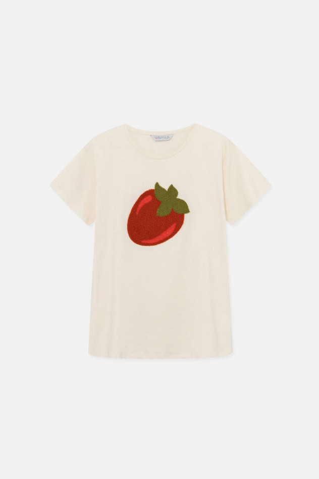 camiseta de algodon con grafica de caqui 6